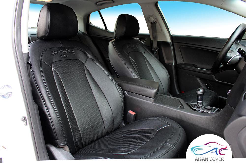 روکش صندلی چرم کیا اپتیما برند آیسان Aisan Kia Optima seat Cover